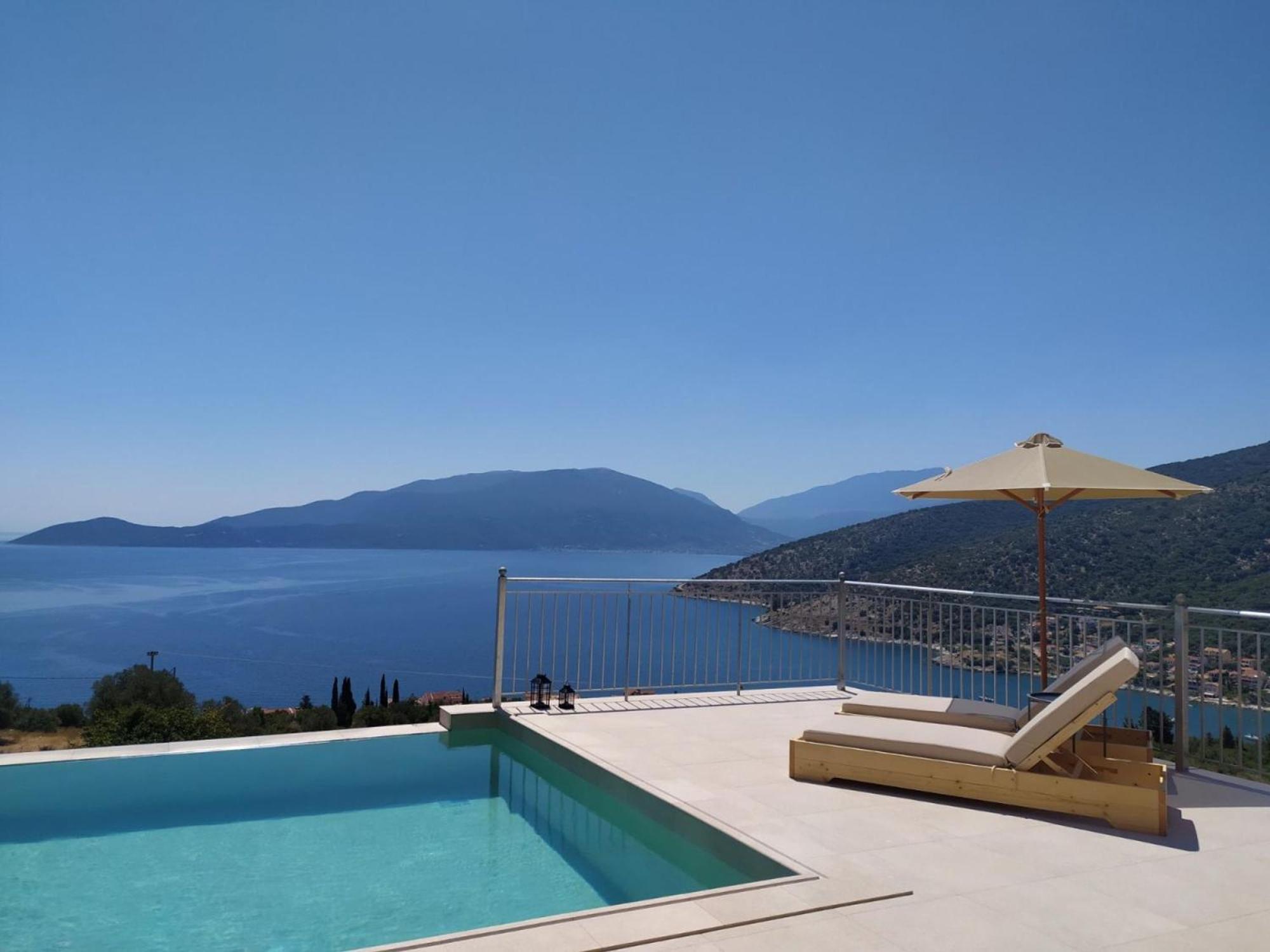 Augustela Villa Seaview Vacation Villa Agia Efimia ภายนอก รูปภาพ