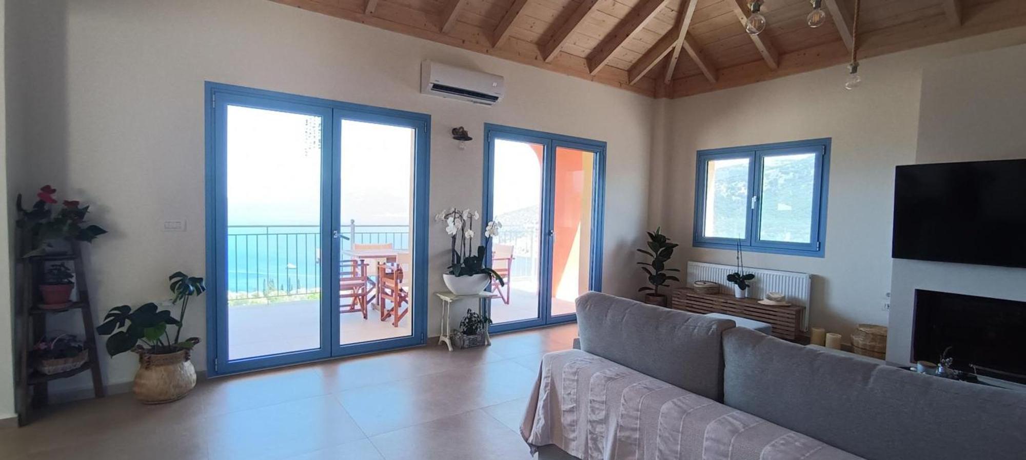 Augustela Villa Seaview Vacation Villa Agia Efimia ภายนอก รูปภาพ