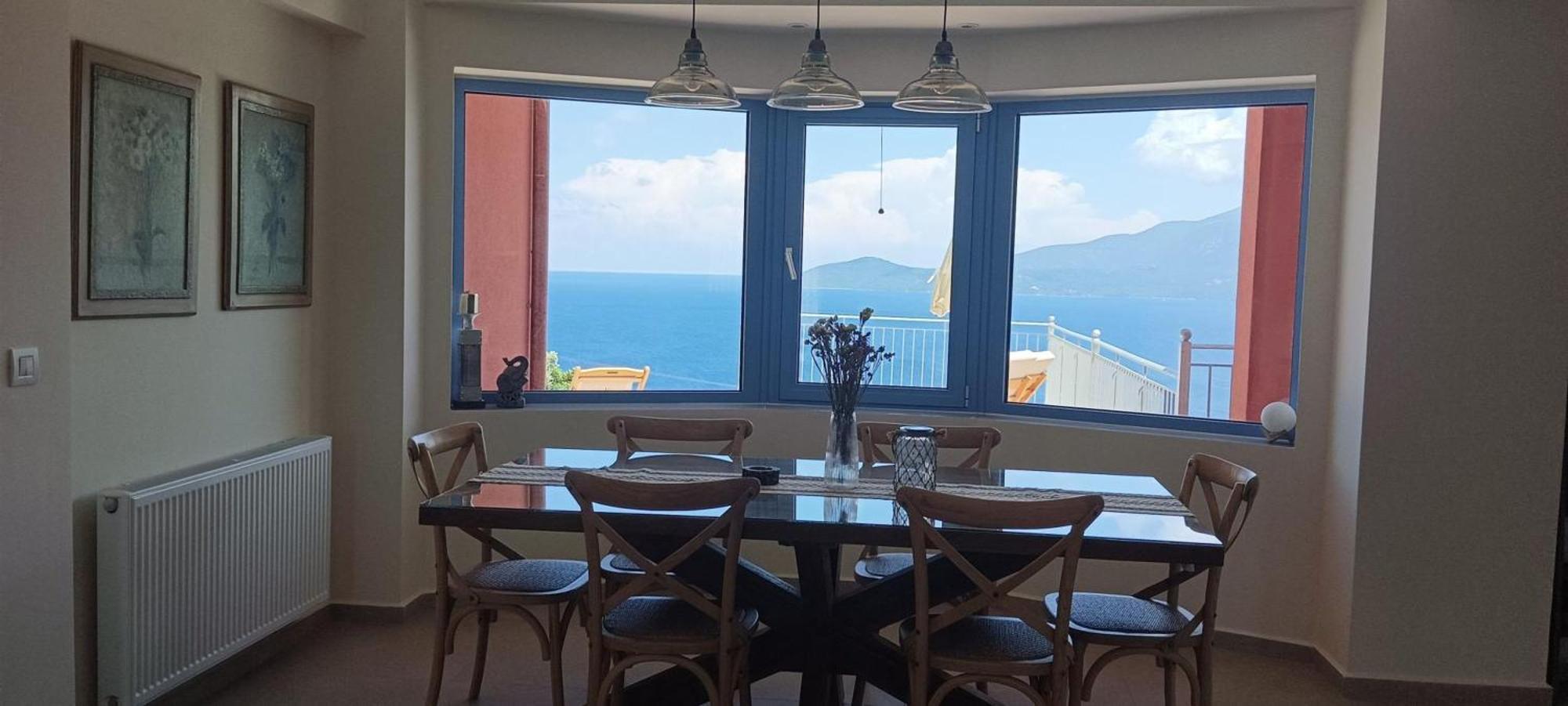 Augustela Villa Seaview Vacation Villa Agia Efimia ภายนอก รูปภาพ