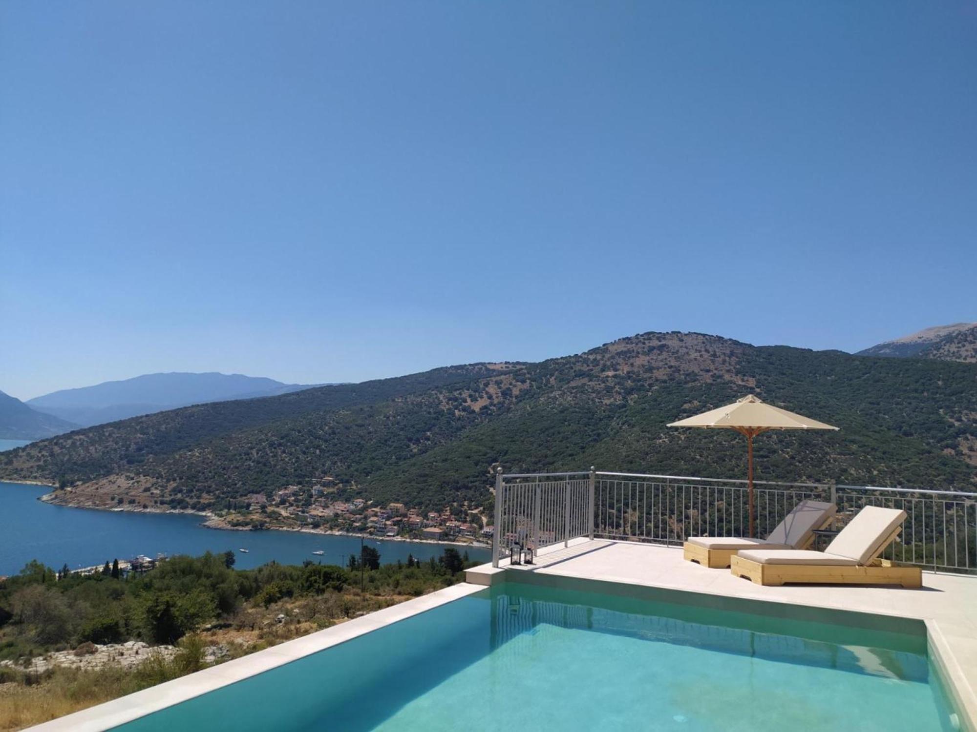 Augustela Villa Seaview Vacation Villa Agia Efimia ภายนอก รูปภาพ
