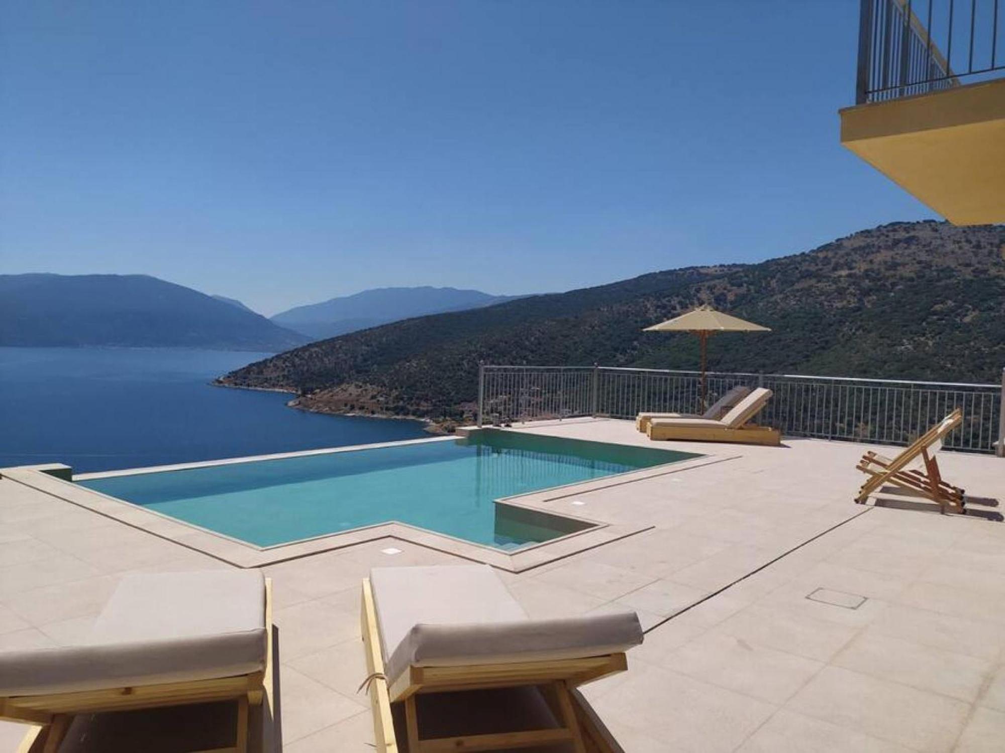 Augustela Villa Seaview Vacation Villa Agia Efimia ภายนอก รูปภาพ