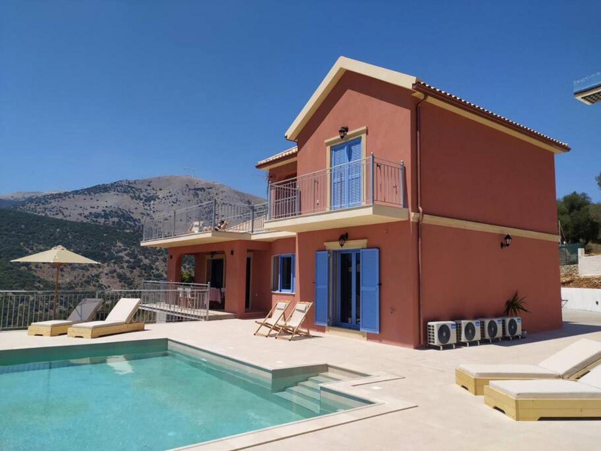 Augustela Villa Seaview Vacation Villa Agia Efimia ภายนอก รูปภาพ
