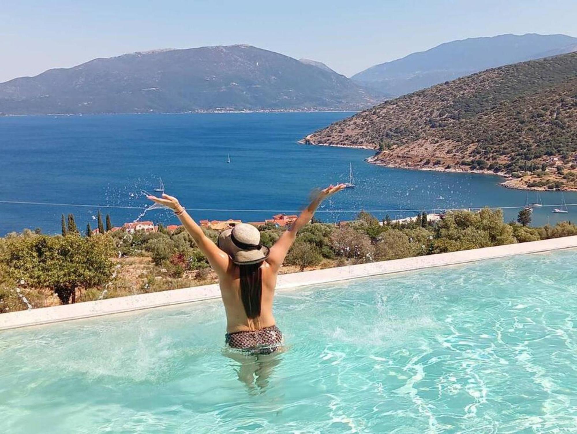 Augustela Villa Seaview Vacation Villa Agia Efimia ภายนอก รูปภาพ